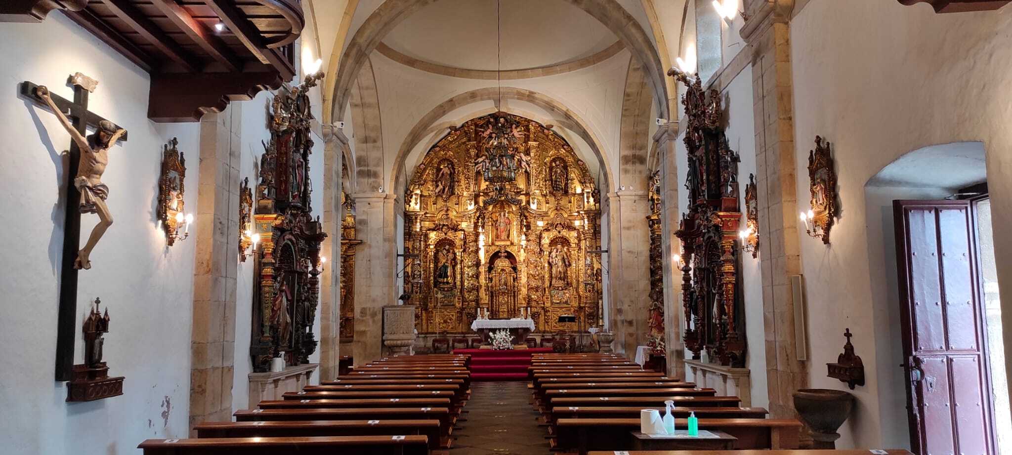 Interior Iglesia de Santa Marina